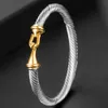 GODKI – Bracelet de luxe empilable pour femmes, manchette de mariage, en Zircon cubique, cristal CZ Dubai, couleur argent, Bracelet de fête, tendance, 240311