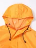 cjoined Raincoat salopette à capuche hommes et femmes Fissi pluie costume à capuche Gear réfléchissant unisexe imperméable vêtements de travail costumes de sécurité 38xh #