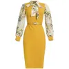 African Fashion Office Women Long Sleeps OL Dress Ladies 769354