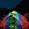 Strängar camping stränglampor USB laddningsbara 2000mAh bärbara 5 belysningslägen 2900-3100k för vandringstältdekor
