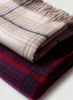 Coperte 310 g Scialle in cashmere con motivo a onde d'acqua, plaid di grandi dimensioni, 70, 200 cm