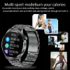 Montre connectée avec appels Bluetooth pour hommes, écran tactile complet de 1.5 pouces, 454 454 HD, moniteur d'activité physique, ECG, surveillance de la fréquence cardiaque, nouveau