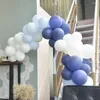 زخرفة الحفلات 106 PCS/مجموعة مختلطة Beig Beig Parkons Balloons Confetti Foil Balonnen Balloon Chain for Wedding Christmas Prop