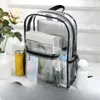 Sac à dos étanche Transparent pour filles, sac de rangement de grande capacité pour Sports de plein air, Fitness, voyage, sacs à dos visibles pour étudiants