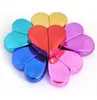 25ml Heart Shaped Metal Perfume Bottles with Spray Refillable Empty Perfume Atomizer Travel Portable Spray Bottle 6 Colors VT02895160755