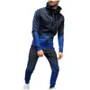 Survêtements pour hommes Automne Casual Hommes Survêtements Ensembles Mode 3Dgradient Sweatsuit Sweat-shirt Sweat-shirt Pantalon de survêtement Joggers Pantalon Costume Drop DH91K