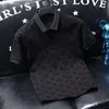 Louiseviution Designer T-Shirt Fashion Luxus Jacquard Casual Polo Luis Viton Shirt Sommer Neue komfortable atmungsaktive Jugend Slim Revers Short Sleeve T-Shirt 496