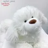 Animali di peluche imbottiti simulazione simulazione orsacchiotto giocattolo peluche di peluche kawaii per capelli lunghi peluche peluche di compleanno di animali da ragazza imbalsante