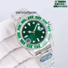 Luxury Watch RLX Clean 3135 Clean Now Diamond Watch Movement 40mm Green Sub 904L Raffined Steel Waterproof