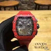 RM11 Luxury Mens Mechanics Watch Swiss Carbon Fiber Mechanical Watch Mens Personaly