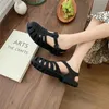 Sandalen Vrouwen Jelly Schoenen Zomer Enkelbandje Rubber Zachte Zool Antislip Moeder Casual Comfortabele Damesschoenen 2023 H2403285THR