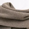 unizera 2023 inverno nuovo prodotto donna Fi e casual 100 paia sciarpa corta cappotto in maglia cappotto d9wo #