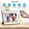 Digital Photo Frames WiFi 10.1 Inch Digital Picture Photo Frame 1280x800 IPS Touch Screen 32GB Frameo Smart Photo Frame APP Control Detachable Holder 24329