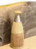Liquid Soap Dispenser 400ml Vintage Brushed Ceramic Press Bottle Kitchen Accessories Home Decor Body Wash