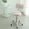 Chair Covers Elastic Jacquard Round Stool Cover Solid Color Durable Removable Versatile Bar Soft Fashion Swivel Case