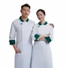 Cottura Torta Negozio Piatto caldo Ristorante Cameriere Uniforme Hotel Abiti da lavoro Manica Lg Cibo occidentale Cafe Chef Uniforme Autunno e inverno 40AU #