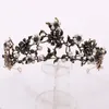 Haarspeldjes Barok Vintage Kristal Parel Kroon Tiara Strass Optocht Diadeem Sluier Tiara Bruiloft Accessoires Bruidssieraden