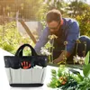 Sacos de armazenamento Saco de ferramentas de jardim Organizador de tote de jardinagem com bolsos Lidar com tecido Oxford para interior e