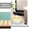 Candle Holders 15 Pcs Candlestick Creative Container Glass Mugs Tea Light Transparent Ornament Jar Christmas Decorations