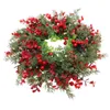 Fleurs décoratives Garland artificiel approvisionnement de Noël suspendu décoration de porte ornée