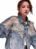 Veste en jean Lg manches courtes Top tendance veste en Jean pour femmes Bomber veste vêtements pour femmes livraison gratuite nouveau manteau 10tj #