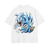 Artie Menswear 2022 NOWA 250G Street Print T-shirt High Street Round Neck Mash Masher T-shirt Menlyv0