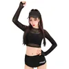 Noir Jazz Dance Costume Femmes DJ Gogo Danseurs Rave Vêtements Discothèque Pole Dance Performance Vêtements Ds Stage Tenues DC4936 U1d5 #