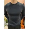 남자 스웨이터 패션 컬러 열 터틀넥 스웨터 긴 슬리브 티셔츠 스트레치 풀오버