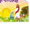 Party Decoration Easter Backdrop Decor Cartoon 180cmx110cm Po Background Flag Hanging Banner For Garden Fence Garage Wall