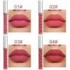 10 Pçs/set Matte Líquido Lip Gloss Batom Longa Duração Copo Antiaderente Maquiagem Não Fade Lip Glaze Kit Presentes Maquiagem Beleza Saúde 240327