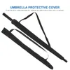 Parapluies 2 pcs Couverture de parapluie Sac de protection pliable imperméable à l'eau Impact Tissu Pliant Stockage Transportant