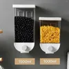 Bottiglie di stoccaggio Dispenser per alimenti a parete Contenitore per bottiglie di cereali secchi per cereali, noci, riso da cucina