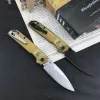 KS 2038 Folding Pocket Knife 3.4 "D2 Spear Point Blade Pei Handtag med Clip EDC Camping Outdoor Tools Hunting Survival Self Defense Multi-Tool