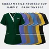 Enfermagem esfrega uniforme feminino médico superior manga curta uniforme cirúrgico pet shop beleza sal trabalho uniforme camisa gary r0rp #