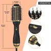 LISAPRO OneStep Air Brush Volumizer PLUS 20 Sèche-cheveux et Styler Noir Doré Bigoudi 240329