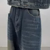 Jeans décontractés pour hommes, rétro, coupe ample, Y2k, pantalons décontractés, tendance, Vintage, Baggy, jambes larges, pantalons de vadrouille, O4Ji #