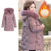 middle-aged women's Down Cott Jacket Winter Coat Plus Veet Thick Warm Outerwear Plus size Hooded Parka Overcoat Abrigo Mujer 91bQ#