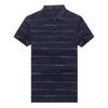 Streetwear Fashion Men Short Sleeve Striped Polo Shirts Summer Basic Male Clothes Business Casual Loose Social Tops 2023 240328