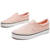 HBP icke-varumärke grossist wenzhou casual skor lager slip-on canvas skor zapatos gummi promenad stil mens canvas skor för kvinnor