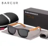 Barcur Polarised Kids Solglasögon pojke tjej Fashion Wood Sun Glasses UV400 Eyewear Oculos Gafas de Sol 240322