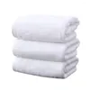 Handduk vit el krontryck bomullsbadhanddukar för vuxna handbadrum