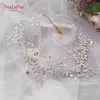 Topqueen HP233 Wedding Hair Ornaments for Women Tiaras Bridal Rhineste Headpand Almey Liście nakrycia ślubne Nekury B9SL#