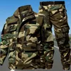 Men's Tracksuits Spring And Autumn Work Clothes Outdoor Leisure Labor Protection Clothing Dirt Resistant Wear-resistant Camouflage Set