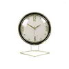 Настольные часы Часы для гостиной Роскошные украшения Настольные бытовые современные модные элитные атмосферные бесшумные часы.
