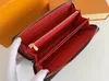 Varumärkesdesigner Kvinnor Long Wallet Fashion Coin Purses Högkvalitativa klassiska män Lyxiga plånböcker Koppling Bag Kreditkort Holder 600m 17 med låda