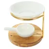 Candle Holders Aroma Lamp Stove Wood Incense Burner Diffuser Tealight Wax Warmer Furnace Holder Oil Ceramic Melt