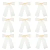 Krzesło obejmują 25pcs organza bow bows okładka łuki na przyjęcie na przyjęcie urodzinowe dekoracja urodzinowa