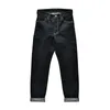 Sauzhan 311XX-L1 Jeans da uomo Colore Cott e lino Seedge Jeans in denim grezzo sanforizzato per uomo vestibilità standard Butt Fly 16,5 Oz H8uV #