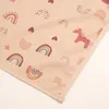 Multifunktion Baby Diaper Change Mats PU Vattentät sovande född spjälsäng byte av tvättbar Toddler Cartoon Nappy Madrass 240322