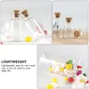 Vasi da 100 pezzi Contenitore bottiglia di sughero a scatto piccoli contenitori messiconi in vetro bottiglie in legno
